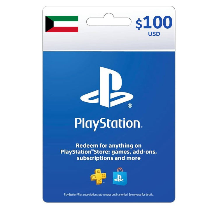[DGC4CD505] Sony Playstation / PSN Gift Card 100$ - Kuwait (SMS Delivery)