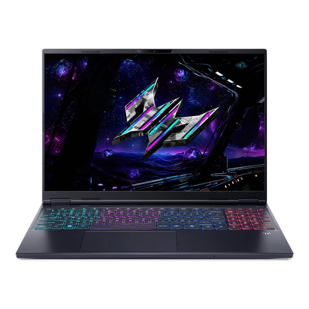 [NS039474] Acer Predator Helios Neo 16s AI Gaming Laptop, Intel Core Ultra 9 275HX Processor, 16GB DDR5 RAM, 1TB SSD NVMe, RTX 5060 8GB Graphics, 16" OLED 240Hz Display, RGB 4 Zones Backlight Keyboard, Windows 11 Home, Black | NH.QZSAA.001