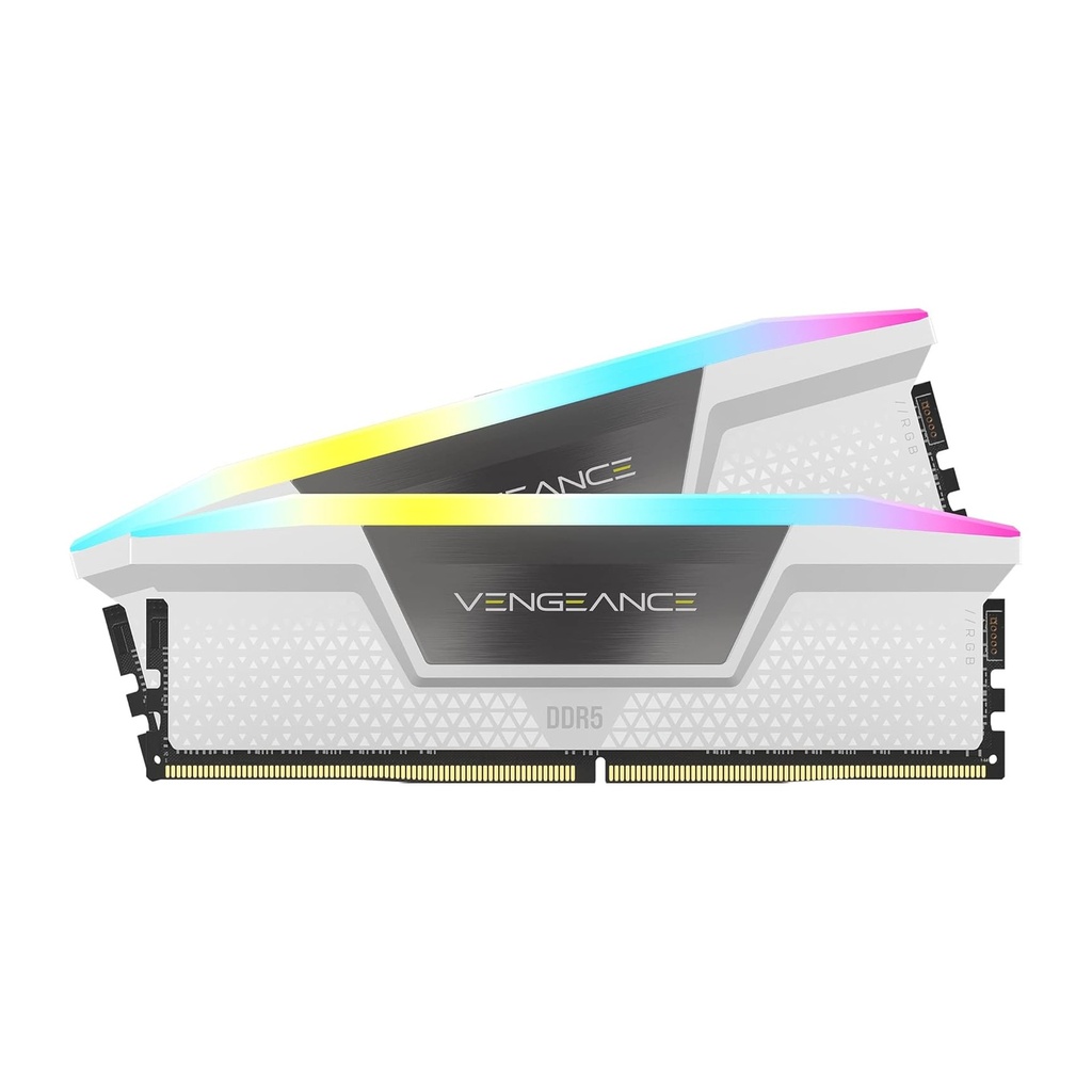[NS039471] Corsair Vengeance RGB 32GB (2x16GB) DDR5 6000MHz CL36 Memory Kit - White