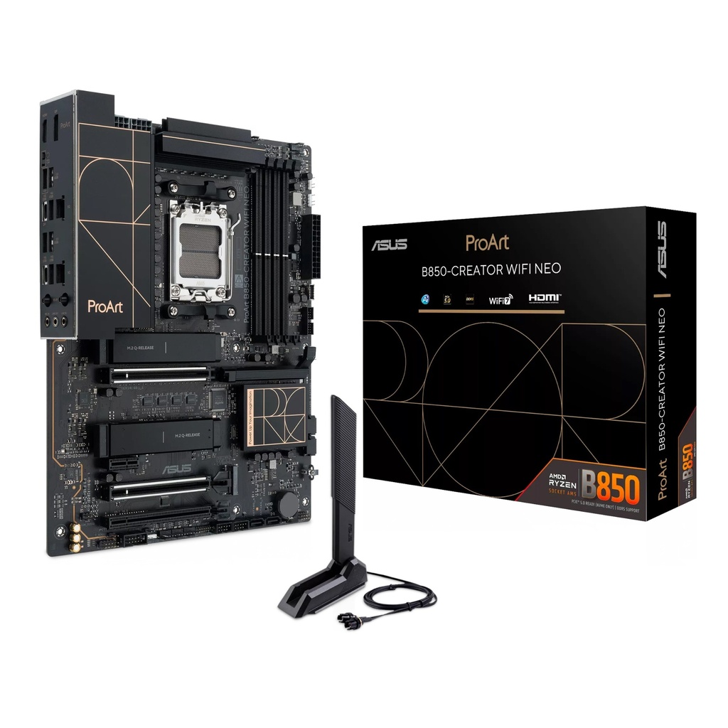 [NS039595] Asus ProArt B850-Creator Wifi Neo AMD Ryzen Wifi7 Ai Gaming MotherBoard