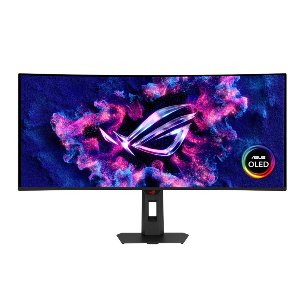 ROG Strix OLED XG34WCDMS Curved Gaming Monitor, 34" QD-OLED Panel, 4K Resolution, 280Hz Refresh Rate, 0.03ms Response Time, NVIDIA G-SYNC & AMD FreeSync Compatible, HDMI 2.1/USB-C & Standard Ports | 90LM0D20-B01971