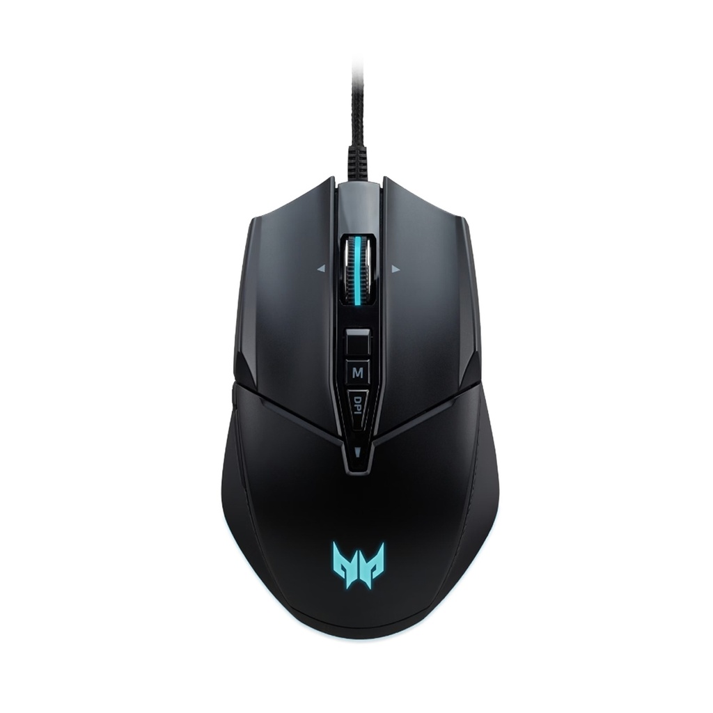 Acer Predator Cestus 335 Wired Gaming Mouse, 19,000 DPI High Fast Scrolling, 10 Programmable Buttons - Black