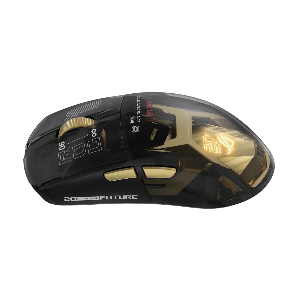 [NS039834] Asus Rog Harpe II Extreme Edition 20 Wireless/Bluetooth Gaming Mouse With 65,000DPI, Aimpoint Pro 65K Sensor - Black