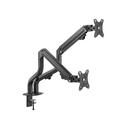Twisted Minds Dual Monitor Arm - Black (Fit Screen Size 17" - 32" Flat Monitors)