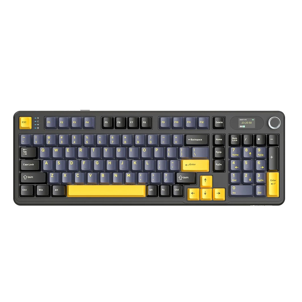 [X98PRO-STAR] ATTACK SHARK X98PRO Tri-Mode (USB-C/2.4G Wireless/Bluetooth) 99% Wireless Mechanical Gaming Keyboard with 1.5" LED Matrix Screen & Knob