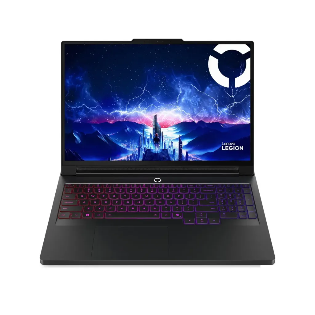 [LLP7N] Lenovo Legion Pro 7 16IAX10H Gaming Laptop, Ultra 9-275HX Processor, 64GB D5 RAM, 1TB+1TB NVMe SSD, RTX 5080 16GB VGA, 16" OLED 240Hz Display, RGB Keyboard, Windows 11 Pro (License), Eclipse Black (مستعمل)