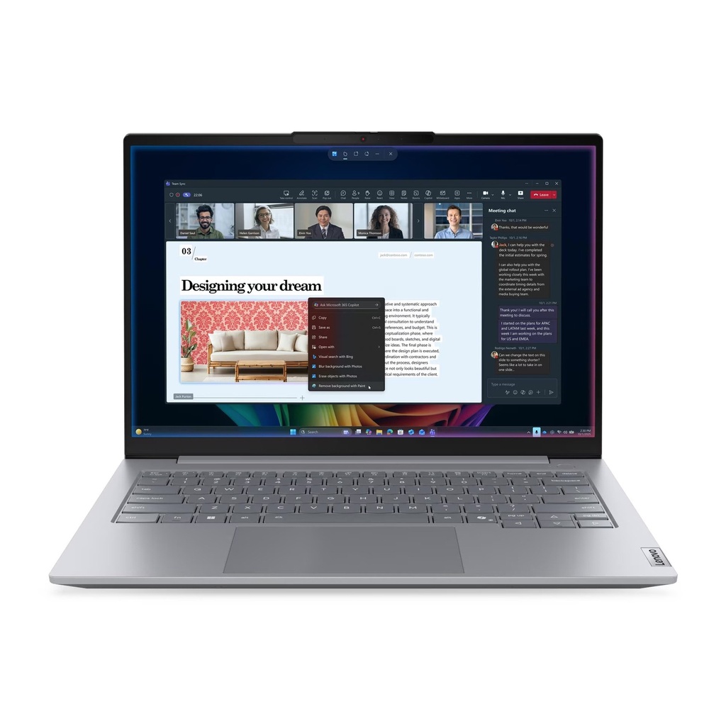 [21UX003GGR] Lenovo ThinkBook 14 Gen 9 Intel Core Ultra 7-355, 16GB RAM, 512GB SSD Intel Graphics 14" WUXGA 60Hz Display, Windows 11 Pro (License) - Arctic Grey