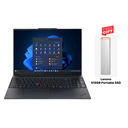 Lenovo ThinkPad E16 Gen 3 Laptop, Intel Core 7 240H Processor, 16GB RAM DDR5, 512GB SSD NVMe, Integrated Intel Graphics, 16" WUXGA IPS 60Hz Anti-glare Display, Backlit English Keyboard, Windows 11 Pro (License) + Free Gift Lenovo 512GB Portable SSD