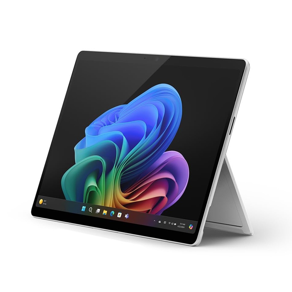 Microsoft Surface Pro 11, Snapdragon X Plus Processor, 16GB RAM, 256GB SSD, 13" 2K 120Hz Touch Display, Windows 11 Pro, Platinum | ZIK-00007