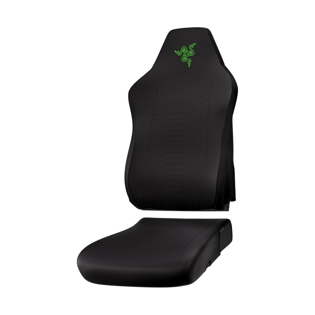 [RC81-04430100-R3M1] Razer Gaming Chair Covers Made for Razer Iskur V2 X, Extremely Durable, Fully Washable, Soft Velvet Fabric, 3 Minute Setup, Protection Against Dirt, Grizz, Spills & Scratches, Black | RC81-04430100-R3M1