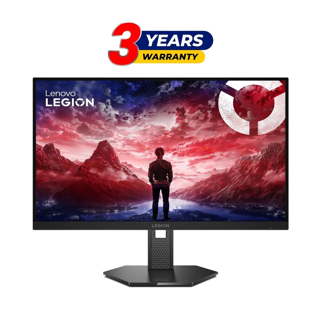 [67D3GAC1AE] Lenovo Legion 27Q-11 27" 2K QHD IPS 300Hz 0.5ms Gaming Monitor With AMD FreeSync Premium and VESA Adaptive Sync Support