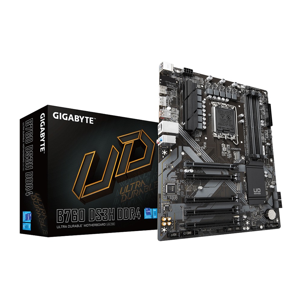[B760] GigaByte Intel B760 DS3H DDR4 Ultra Durable MotherBoard