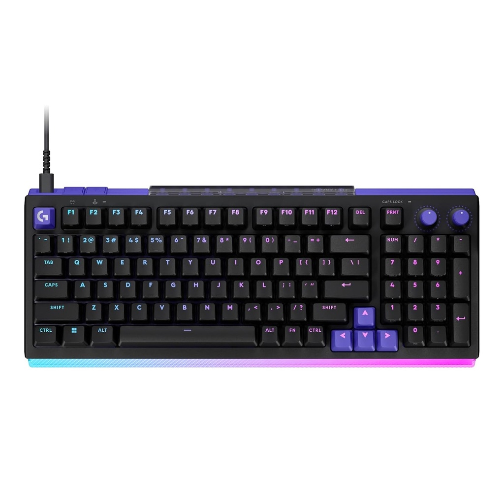Logitech G512 X 98 Dual Swap TMR Analog / Mechanical Wired Gaming Keyboard Analog Optical Switch With LIGHTSYNC RGB - Black