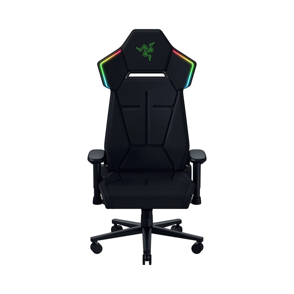 [RZ38-04260100-R3G1] Razer Soma Chroma Wireless RGB Gaming Chair With Fabric Ergonomic, Built-in Lumbar Support, Dual-Density Foam Cushion, 155° Recline - Black