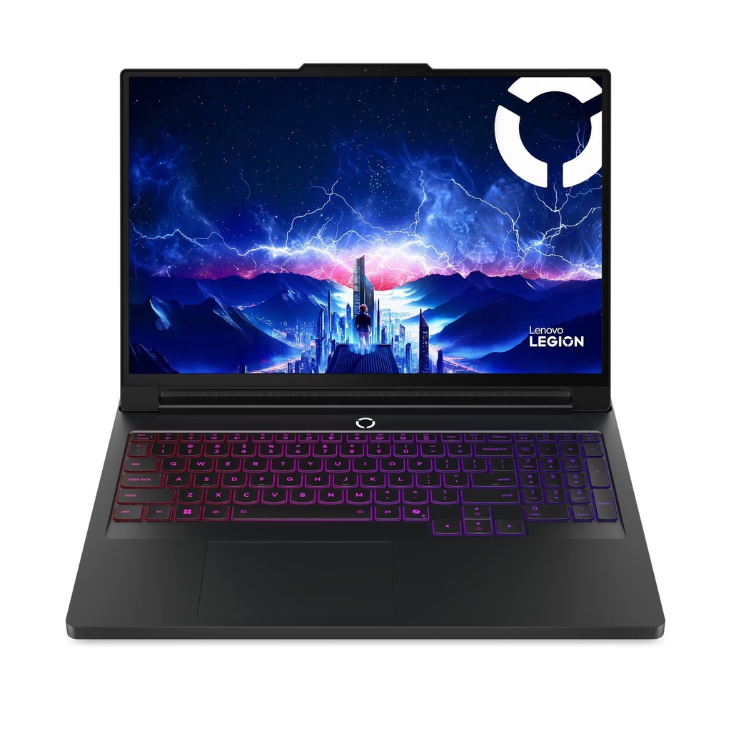 [83F500JKAX] Lenovo Legion Pro 7 16IAX10H Gaming Laptop, Intel Core Ultra 9 275HX Processor, 32GB RAM DDR5, 2TB SSD NVMe, NVIDIA GeForce RTX 5080 16GB Graphics, 16" WQXGA OLED 240Hz Display, Per-key RGB Backlit Keyboard, Windows 11 Pro (License) - Eclipse Black