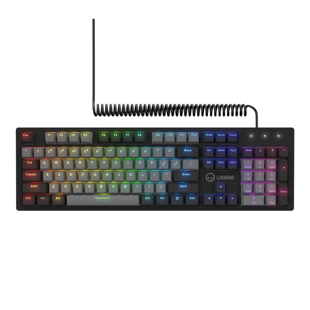 [LRG-GK514B-US] Lorgar Advanced Azar 514 RGB Wired Mechanical Gaming Keyboard Linear Dream Switches - Black