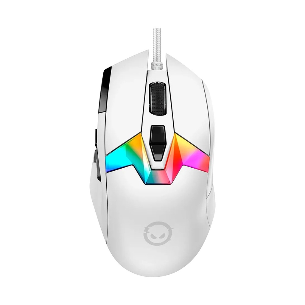 [LRG-MSP80-WH] Lorgar Pro MSP80 RGB 8 Buttons 26K DPI, Pixart PAW3395, Ergonomic Wired Gaming Mouse - White