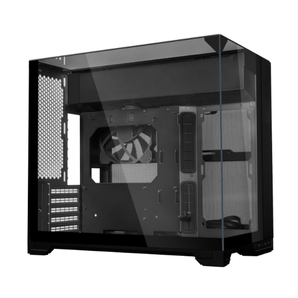 [G99.O11VMX.00] LIAN LI O11 Vision-M Micro ATX Gaming Case -Black (1 Fan Included)