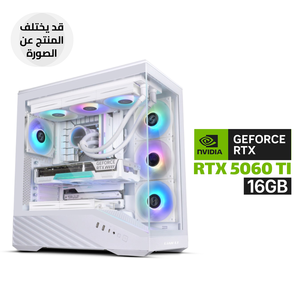 [GPI1X] Gaming PC - Intel Core i5-14600K - 16GB RAM D4 - 1TB SSD - RTX 5060 TI 16GB VGA White
