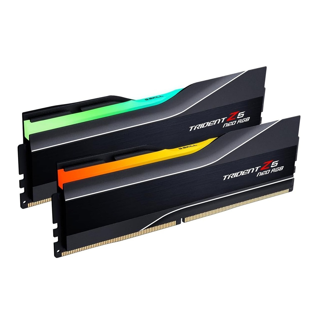 [F5-6000J3444F64GX2-TZ5NR] G.SKILL Trident Z5 Neo RGB Series ( Intel XMP & AMD EXPO) DDR5 RAM 128GB (2x64GB) 6000MT/s CL34 Desktop Memory Kit - Black
