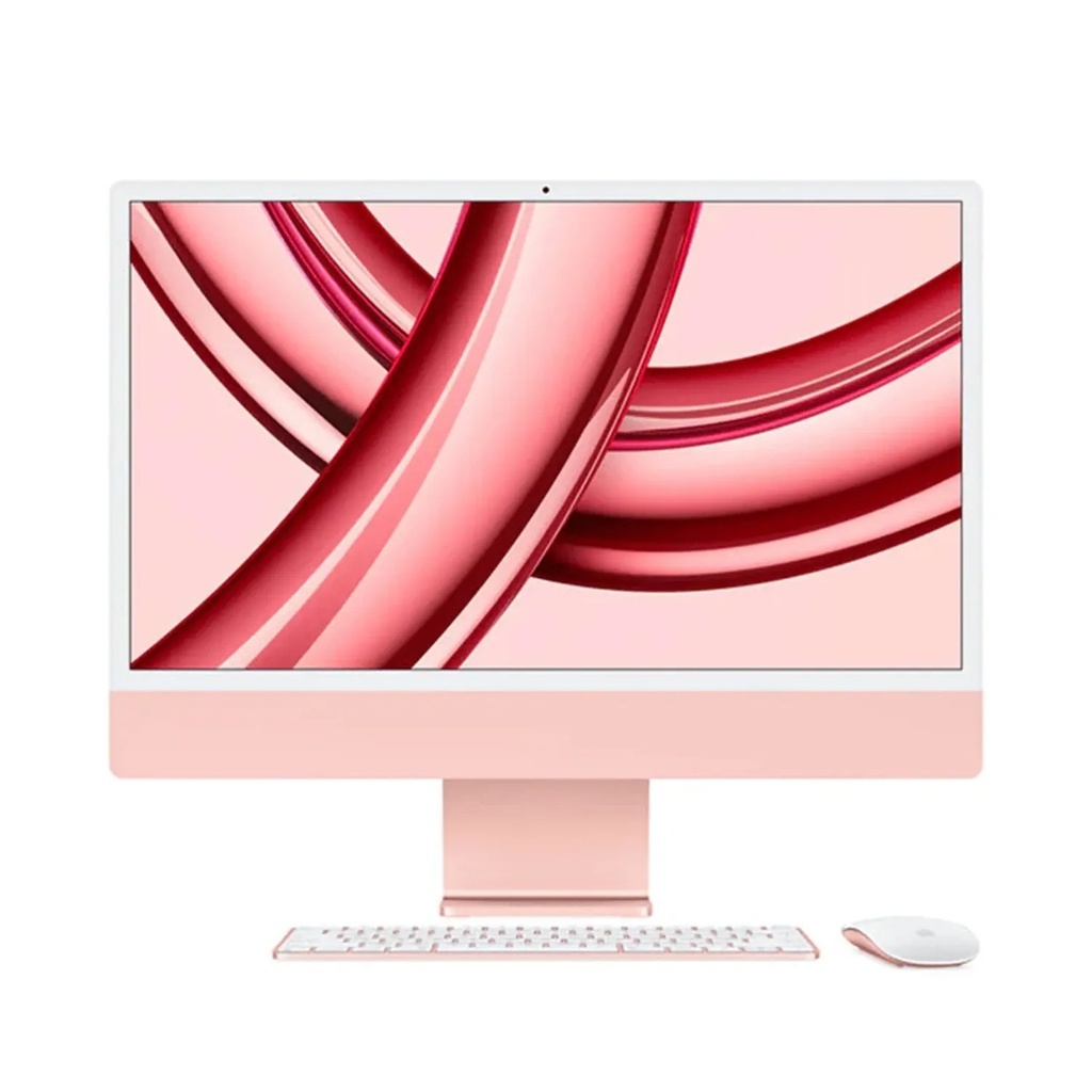 Apple iMac 24" M3 Chip 8-Core CPU 8-Core GPU 8GB RAM 256GB SSD (Eng/Arb KB) - Pink