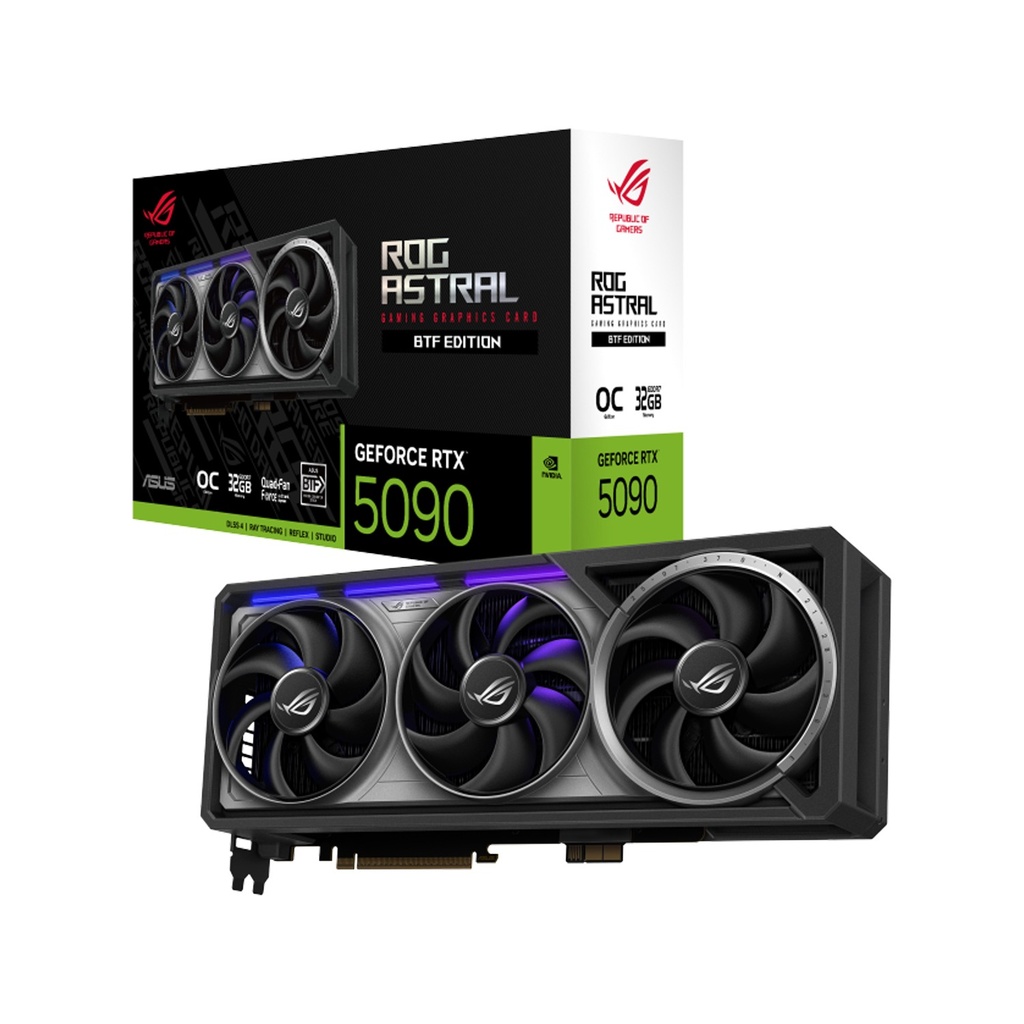 [90YV0NF0-M0NA00] Asus Rog Astral GeForce RTX 5090 BTF OC Edition 32GB GDDR7 Graphic Card