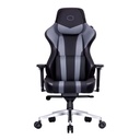 Cooler Master Caliber X2 Gaming Chair, Adjustable Lumbar Support, 180° Recline, Unibody Cold Molded Foam, Steel Frame, 75mm Silent Caster, 4D Armrest - Grey