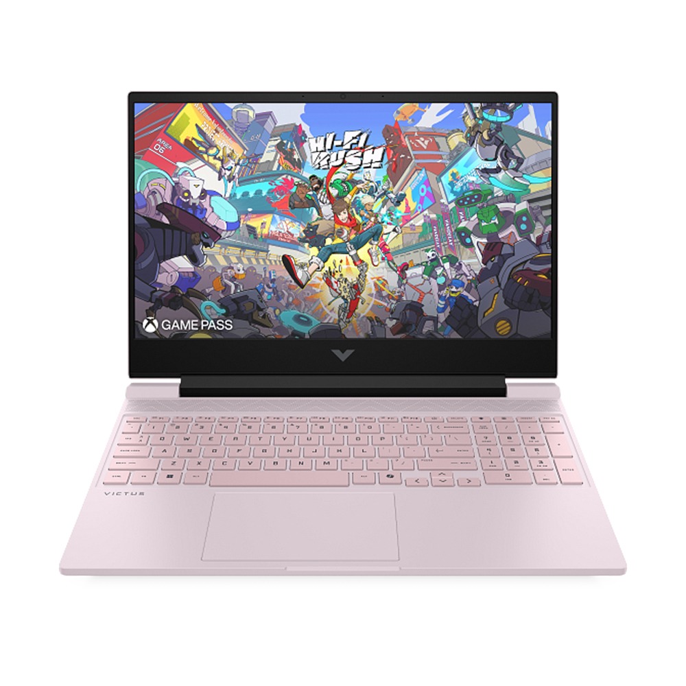 Hp Victus (15-FA2086NE) Gaming Laptop, Intel Core7 240H Processor, 16GB DDR5 RAM, 512GB SSD NVMe, GeForce RTX™ 5050 8GB GPU, 15.6" FHD 144Hz IPS Display, Backlit Keybaord, Windows 11 Pro (License) - Pink