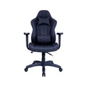 Cooler Master Caliber E1 Series Gaming Chair, Fixed Armrest, Ergonomic Pillow Headrest, Lumbar Support - Black