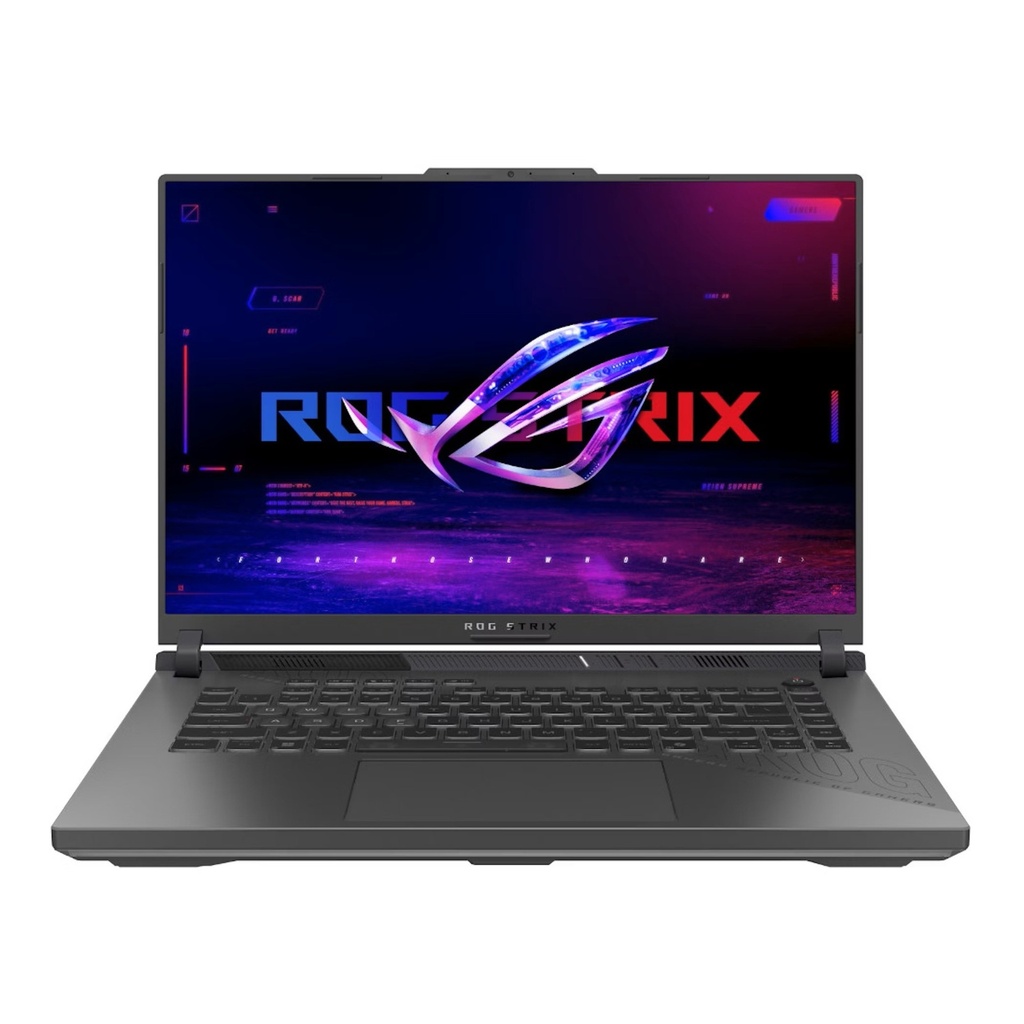 Asus Rog Strix G16 G614PM-TS259W Gaming Laptop, AMD Ryzen 9 8940HX Processor, 16GB DDR5 RAM, 512GB SSD NVMe, NVIDIA GeForce RTX 5060 8GB Graphics, 16" 2.5K WQXGA IPS 300Hz Display, 4-Zone RGB Backlit Keyboard, Windows 11 Home - Gray