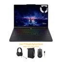 Lenovo Legion 5 15IRX10, i7-13650HX Processor, 32GB DDR5 RAM, 1TB SSD NVMe, RTX GeForce 5060 8GB Graphics, 15.1" WQXGA OLED 165Hz Display, 24-Zone RGB Backlit, Arabic Keybaord, Windows 11 Home, Eclipse Black (Free Gift Lenovo-Aio-Kit)