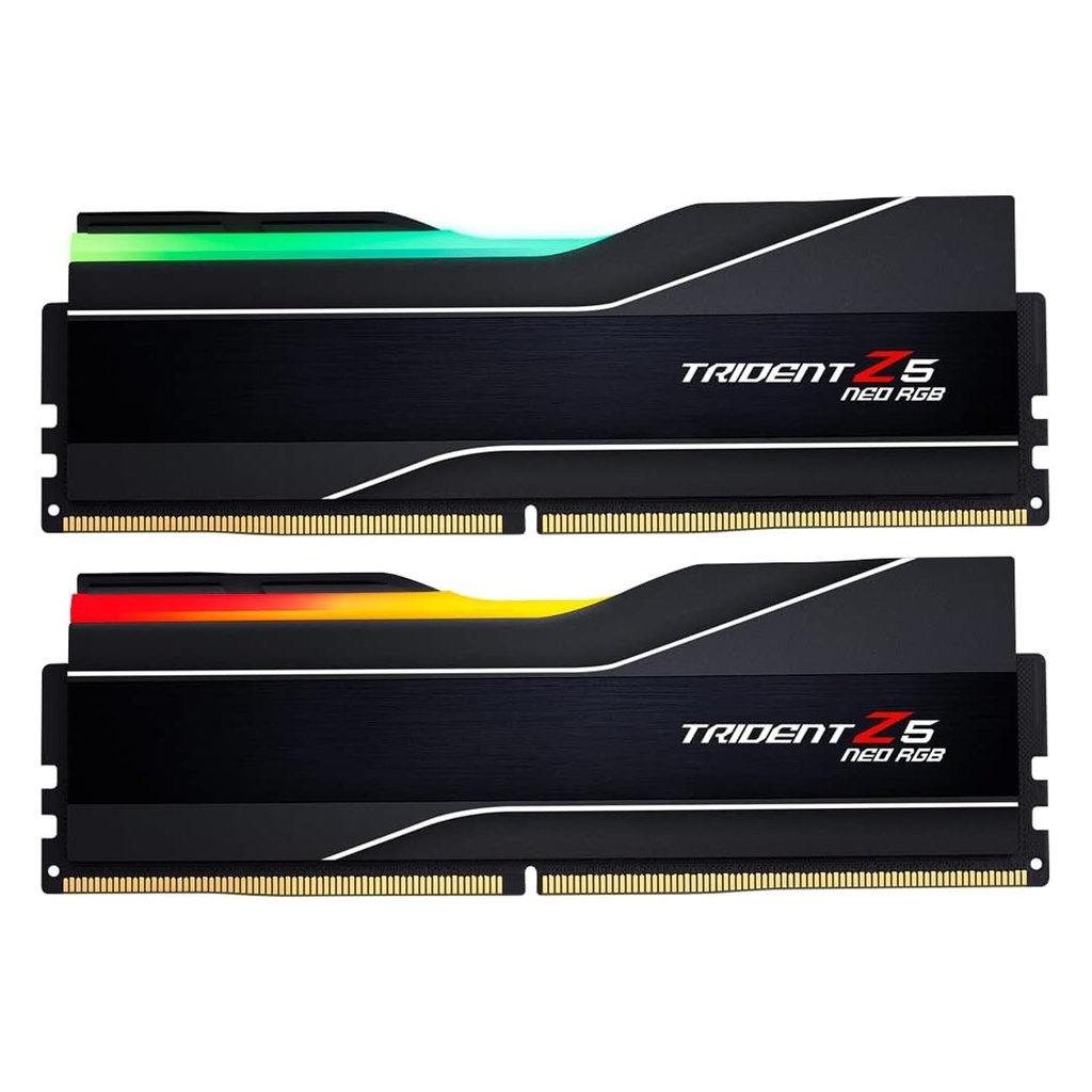 G.Skill Trident Z5 Neo RGB (Intel XMP & AMD EXPO) 32GB (2x16GB) DDR5 6000MHz CL30 Memory Kit - Black