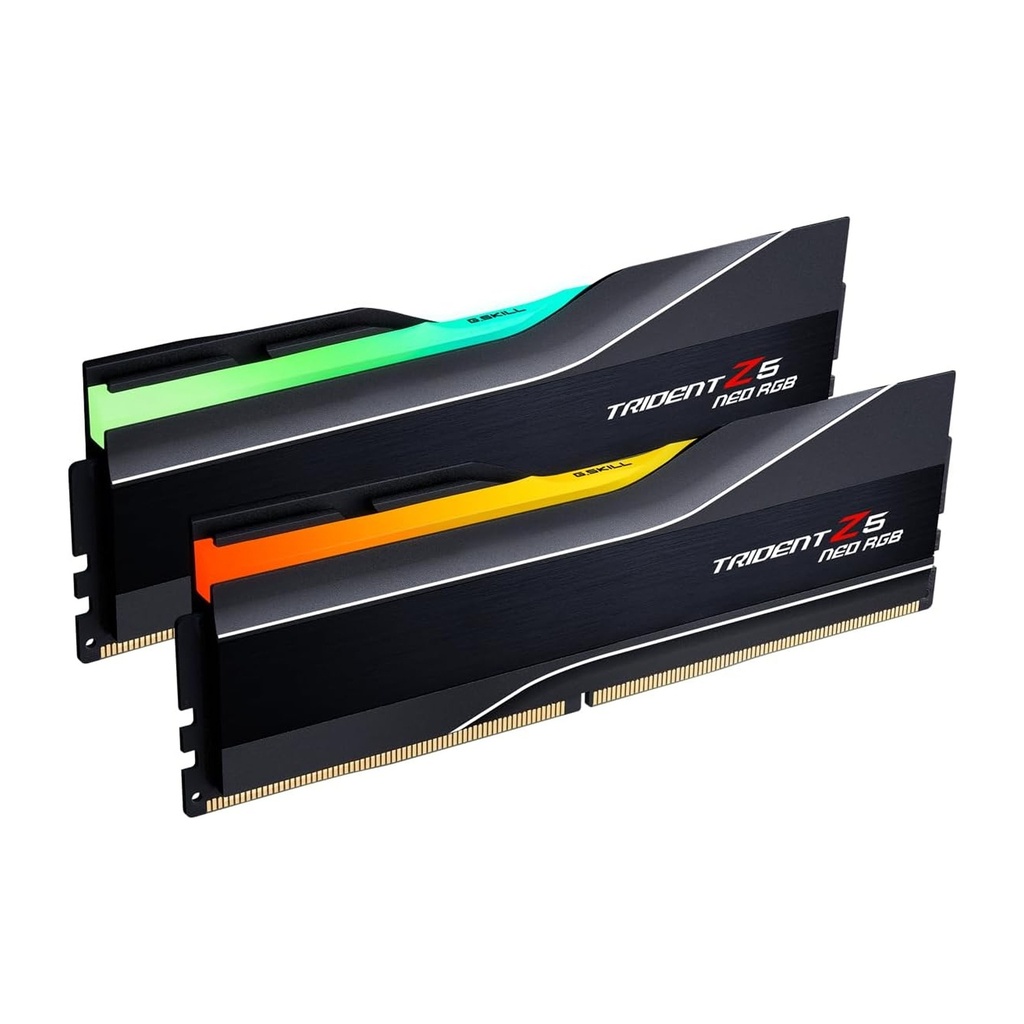 G.SKILL Trident Z5 Neo RGB Series ( Intel XMP & AMD EXPO) DDR5 RAM 64GB (2x32GB) 6000MT/s CL36 Desktop Memory Kit - Black