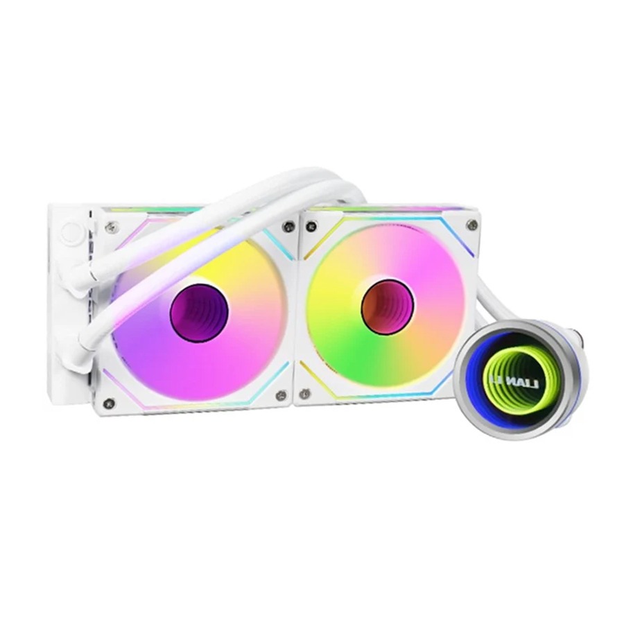 LIAN LI Galahad II Trinity Series 240mm RGB Liquid CPU Cooler with SL-Infinity Fan - White