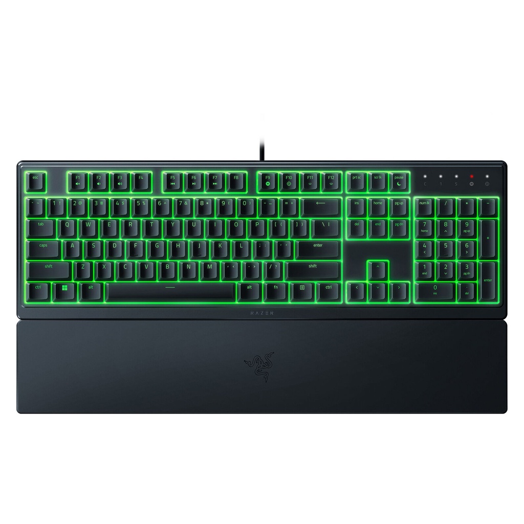 Razer Ornata V3 X Low Profile Keys RGB Wired Gaming Keyboard Silent Membrane Switch - Black