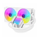 DarkFlash Cube CB240 ARGB AIO 240mm Liquid CPU Cooler - White