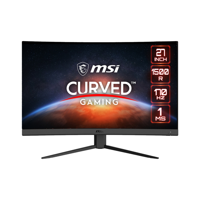 [MGE1U] MSI G27CQ4P E2 27" WQHD 2K VA 170Hz 1ms 1500R Curved Gaming Monitor (مستعمل)