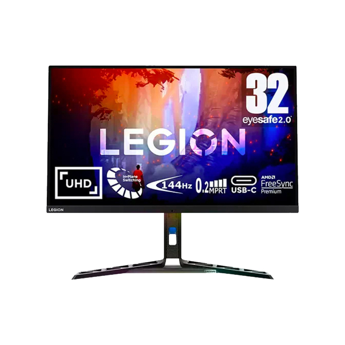 [LLY5N] Lenovo Legion Y32p-30 31.5'' IPS 144 Hz 0.2 ms UHD 4K Gaming Monitor With MPRT HDMI 2.1/USB-C & Standard Ports AMD FreeSync Premium (مستعمل)