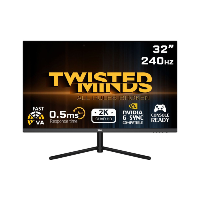 [TM38N] Twisted Minds 32'' Fast VA Panel 240Hz 0.5ms 2K HDMI 2.1 HDR Gaming Monitor (PS5 Compatible) (Used)