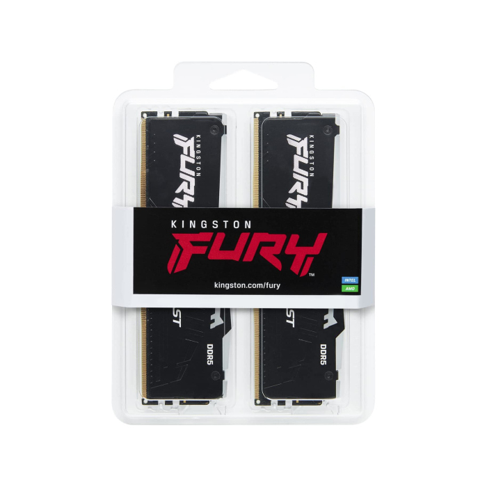 [KFB6N] Kingston Fury Beast RGB 32GB (2x16GB) DDR5 5600MT/s CL40 Desktop Memory Kit