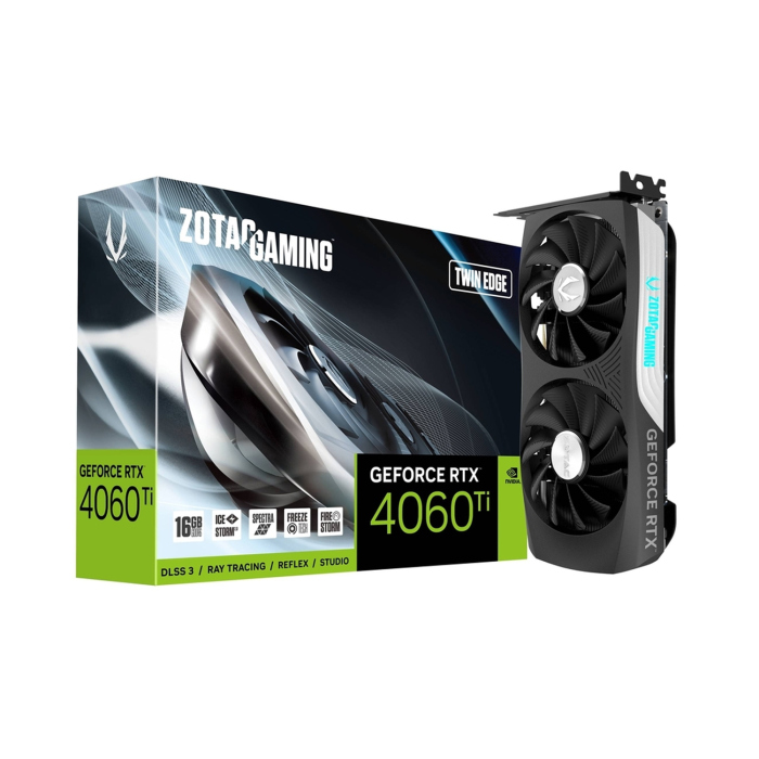 [ZGGSN] Zotac Gaming GeForce RTX 4060 Ti Twin Edge 16GB GDDR6 Graphics Card