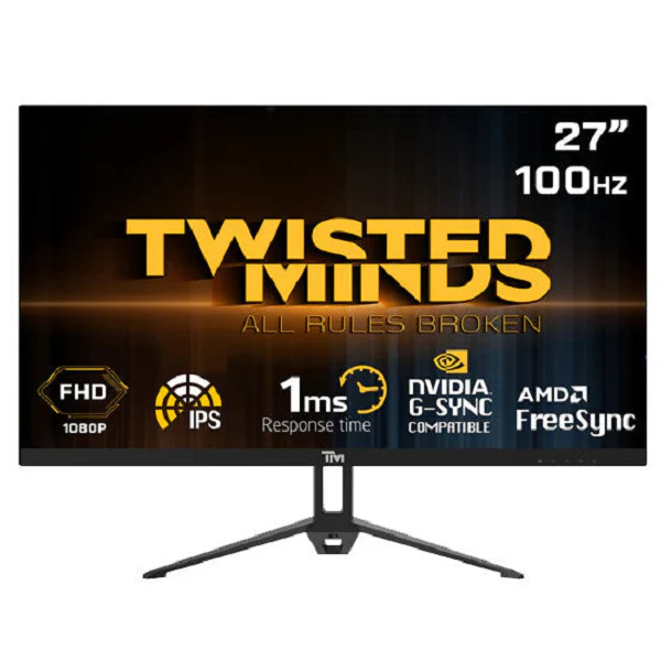 [TM2VU] Twisted Minds 27 inch FHD 100 Hz IPS 1ms Gaming Monitor TM27FHD100IPS (Used)