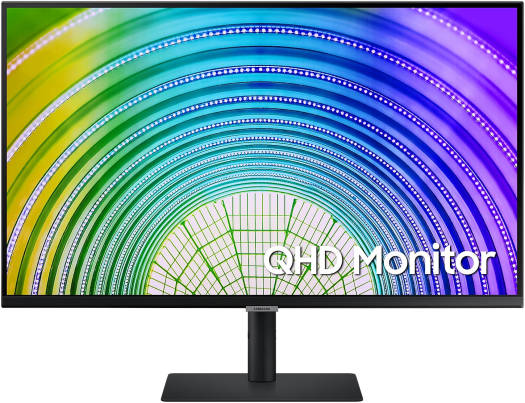 [S3V0U] SAMSUNG 32" ViewFinity S6 QHD Monitor, 75Hz Refresh Rate, 5ms Response Time, HDR101 with 1Bn Colors, Height Adjustable Stand, AMD FreeSync, HDMI / DP, Black | LS32A600NAMXUE (Used)