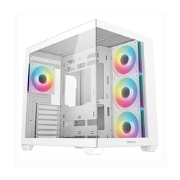 Tortox Vetra Tempered Glass Gaming PC Case - White
