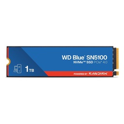 SanDisk WD Blue SN5100 1TB NVMe SSD PCIe 4.0, Read Speeds Up to 7,100MB/s