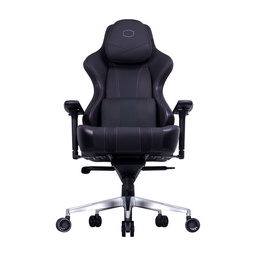 Cooler Master Caliber X2 Gaming Chair, Adjustable Lumbar Support, 180° Recline, Unibody Cold Molded Foam, Steel Frame, 75mm Silent Caster, 4D Armrest - Black