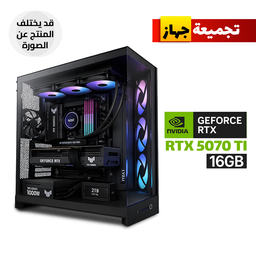Gaming PC - Intel Core i7-14700KF Processor, ASUS PRIME Z790-P WIFI Motherboard, 32GB DDR5 RAM, 1TB SSD NVMe, RTX 5070 TI 16GB VGA, 850 WATT GOLD PSU, NZXT L360 Liquid Cooler, NZXT H9 Flow RGB Mid Tower Case 4x RGB Fans, Windows 11 Pro (License)