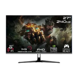 GAMEON GOESP27240IPS Esports Series 27" FHD, 240Hz, MPRT 0.5ms, HDMI 2.1, Fast IPS Gaming Monitor (Supports PS5) - Black